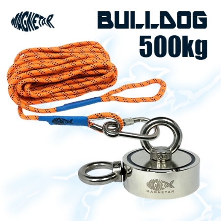 Découvrez le puissant aimant Bulldog 500 kg double-face