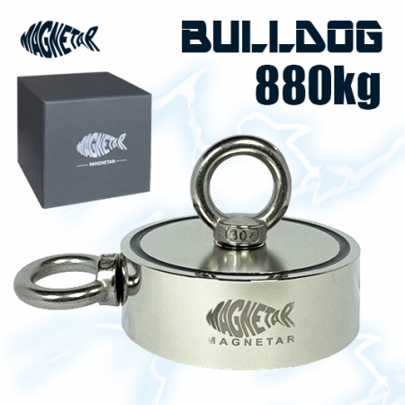 Pack Aimant double face MAGNETAR BULLDOG 880kg + Grappin + 2 cordes