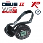 Casque sans fil WS6 pour détecteur de métaux XP Deus 2 FMF