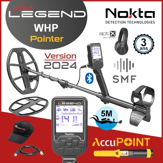 Détecteur Legend Nokta avec casque WHP