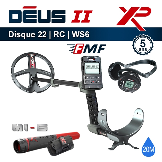 XP Deus 2 FMF avec Pinpointer MI-6