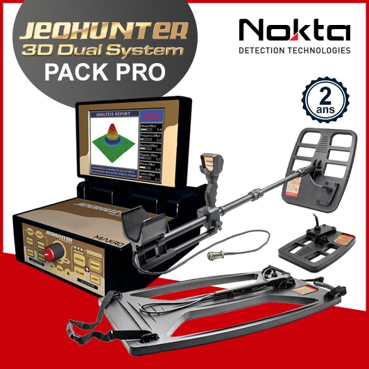 Détecteur JeoHunter 3D Pack Pro Nokta